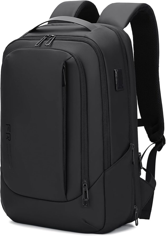 FENRUIEN Business Travel Backpack for Men, Expandable Water Resistant