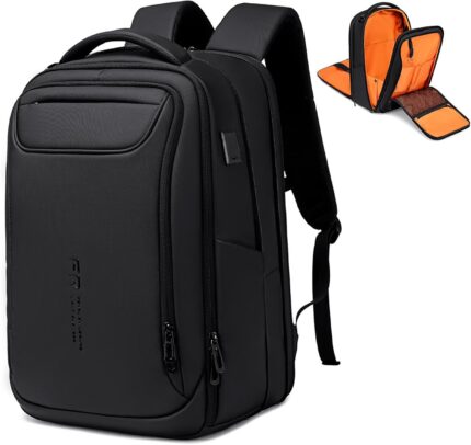 FENRUIEN Expandable Travel Backpack 15.6 Inch, Water Resistant