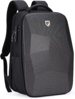 FENRUIEN Hardshell Backpack Expandable,Anti Theft Laptop Backpack for