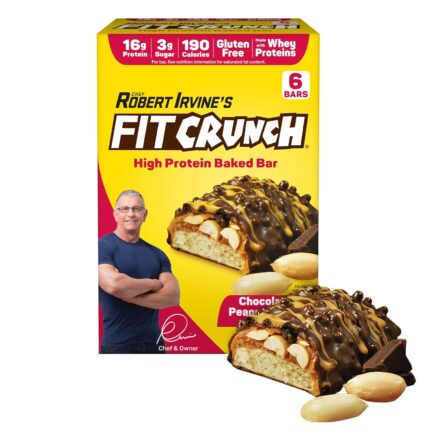 FITCRUNCH Snack Size Protein Bars, Designed by Robert Irvine, World’s