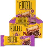 FULFIL Protein Snack Bars, Chocolate Peanut Caramel Flavored, Gluten