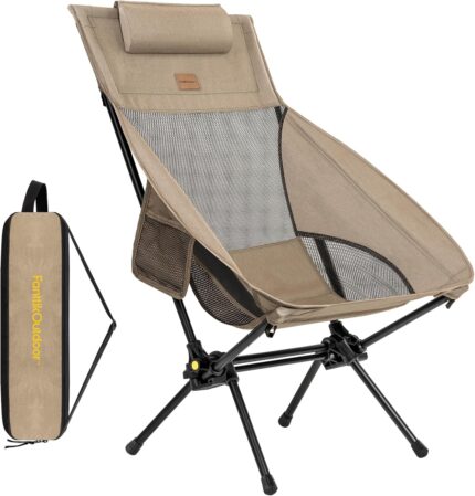 FanttikOutdoor Zeta L8 Max Camping Chair, Portable & Lightweight,