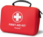 First Aid Kit 340 Piece, Premium Waterproof Hard Shell Medical Kit for