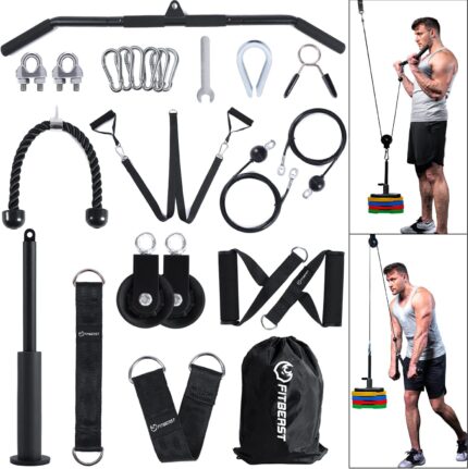 FitBeast Pulley System Gym, Cable Weight Pulley System for
