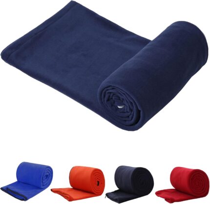 Fleece Sleeping Bag Liner, Camping Sleep Sack Travel Sheet with Zipper