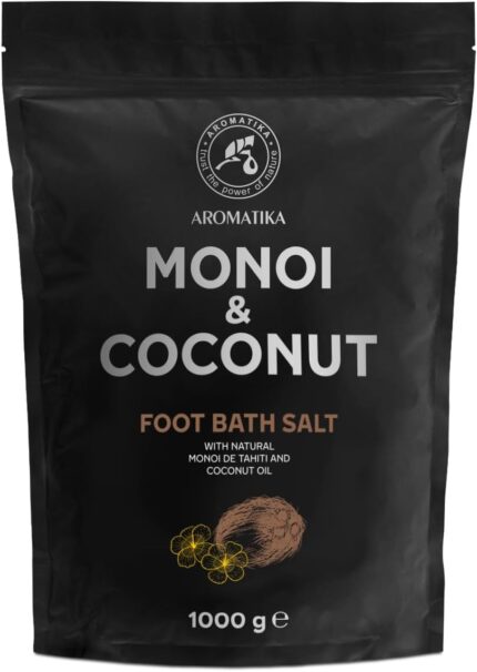 Foot Bath Salt Monoi de Tahiti - Coconut 35Oz - Pedicure Foot Bath