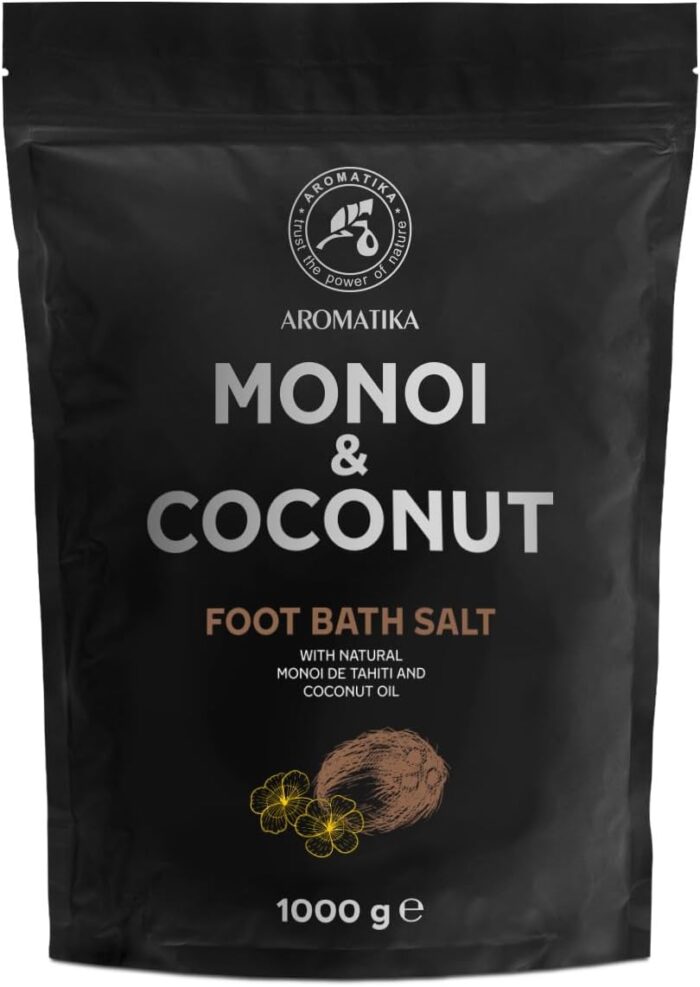 Foot Bath Salt Monoi de Tahiti - Coconut 35Oz - Pedicure Foot Bath