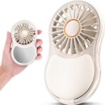 FrSara Portable Handheld Fan - Face Fan for Skincare with 3-Speed,