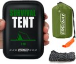 Frelaxy Extra-Thick Emergency Tent, Compact Survival Tent with