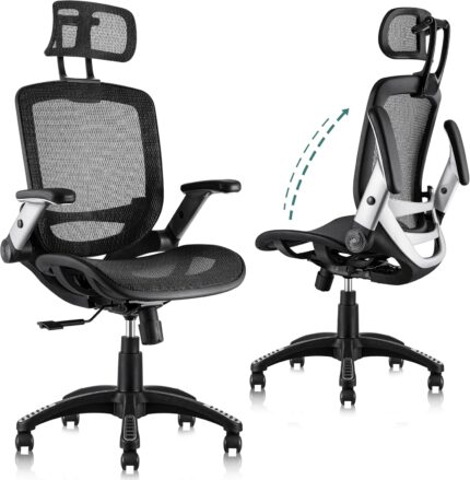 GABRYLLY Ergonomic Office Chair, High Back Home Desk Chair with