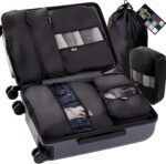 GORILLA GRIP 6 Set Packing Cubes, Travel Essentials for Suitcase, Mesh