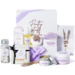 Gifts for Women Spa Lavender Bath Gift Baskets Mothers Day Gifts
