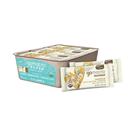 GoMacro MacroBar Organic Vegan Protein Bars - Coconut + Almond Butter
