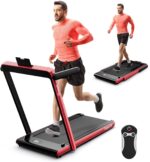 Goplus 2 in 1 Under Desk Treadmill, 2.5HP Superfit Folding