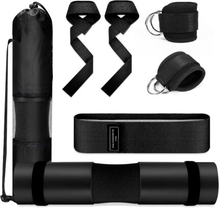 Gym Barbell Pad Set: Hip Thrusts Pad for Squats Weight