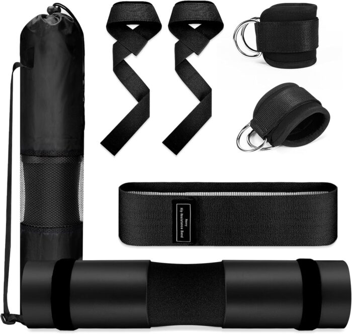 Gym Barbell Pad Set: Hip Thrusts Pad for Squats Weight