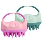HEETA Scalp Massager with Soft Silicone Bristles for Hair Growth,