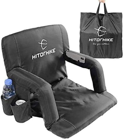 HITORHIKE Stadium Seat for Bleachers or Benches Portable Reclining