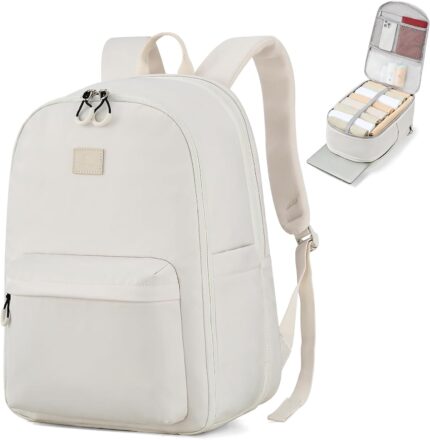 Hanke 18 Inch Expandable Travel Laptop Backpack for Women, Personal