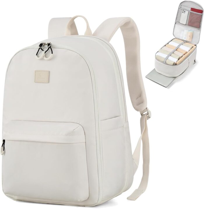 Hanke 18 Inch Expandable Travel Laptop Backpack for Women, Personal