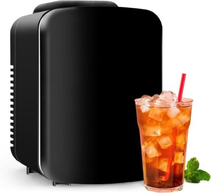 HealSmart 4L/6 Can Mini Portable Cooler & Warmer Refrigerator 100%