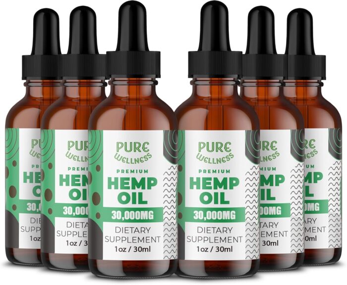 Hemp Seed Oil (30,000mg 6-Pack)