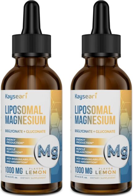 High Strength Liposomal Magnesium Drops, Easily Absorbed Chelated