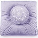 Hihealer Meditation Cushion - Large Velvet Zafu Floor Pillow for