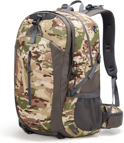 Hiking Backpack 40L Waterproof Hiking Daypack with Rain Cover, Outdoor