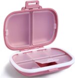 Holii Travel Pill Organizer, 8 Compartments Portable Pill Case, Daily
