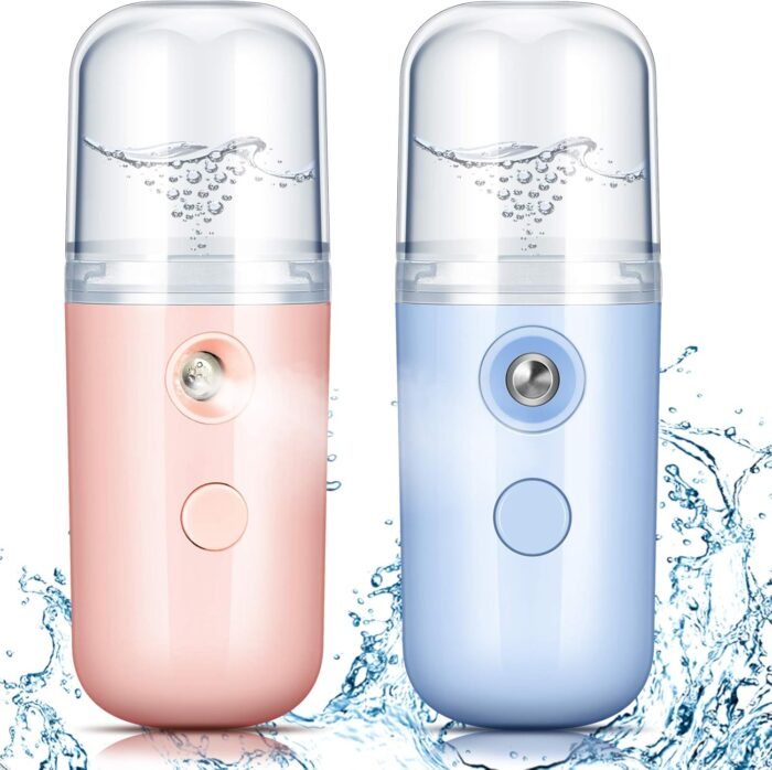 Honoson 2 Pieces Nano Facial Mister 30 ml Mini Face Humidifier