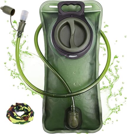 Hydration Bladder, 1.5L-2L-3L Water Bladder for Hiking Backpack Leak