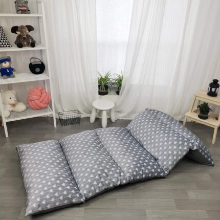 ICOPUCA Floor Lounger Pillow casing for boy Girl, Soft Minky Plush,