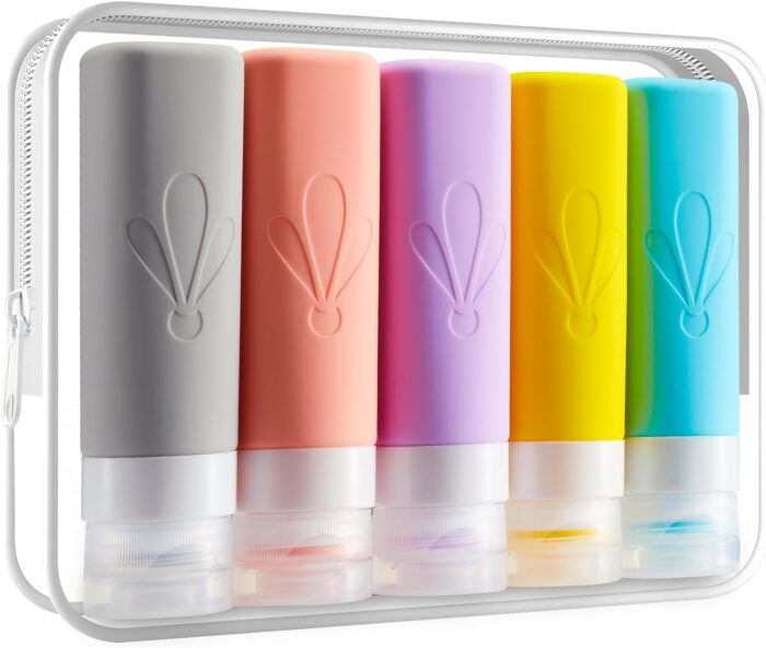 INSFIT Travel Bottles for Toiletries, TSA Approved 3oz Travel Size
