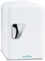 Iceblue Skincare Fridge, 4L/6 Can Retro Mini Fridge for Bedroom, 110V