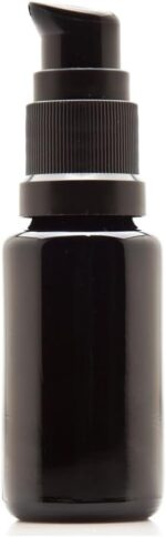 Infinity Jars Ultraviolet Glass Push Pump Bottle 10 Ml (.34 fl oz)