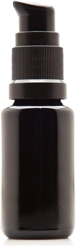 Infinity Jars Ultraviolet Glass Push Pump Bottle 10 Ml (.34 fl oz)
