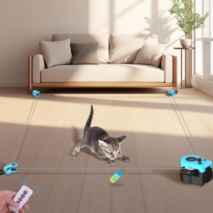 Interactive Cat Toy for Indoor - Automatic Cat Treadmill