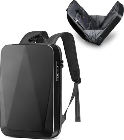 JUMO CYLY Anti-Theft Hard Shell Laptop Backpack, Waterproof Travel