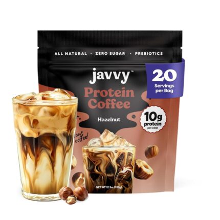 Javvy Hazelnut Protein Iced Coffee - Premium Whey Protein & Instant