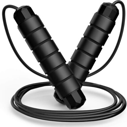 Jump Rope, Tangle-Free Rapid Speed Jumping Rope Cable with