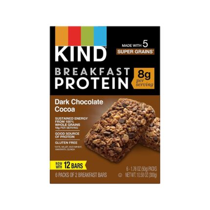 KIND Breakfast Protein Bars, KIND Snack Bars, Dark Chocolate Cocoa,
