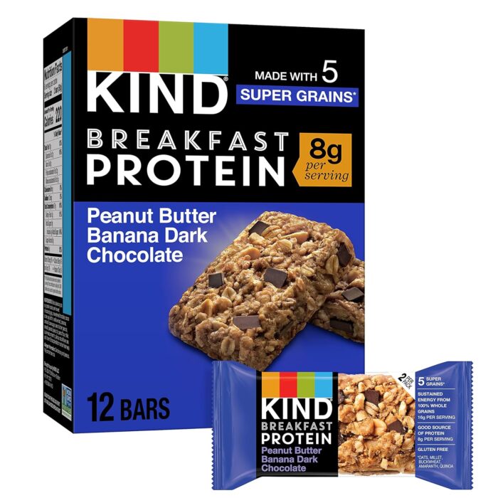 KIND Breakfast Protein Bars, KIND Snack Bars, Peanut Butter Banana
