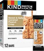 KIND Protein MAX Sweet & Salty Caramel Peanut Crisp Snack Bars, Keto