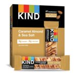 KIND Snack Bars, Caramel Almond & Sea Salt, 5g Sugar | 6g Protein,