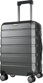 KROSER Hardside Expandable Carry On Luggage with Spinner Wheels &