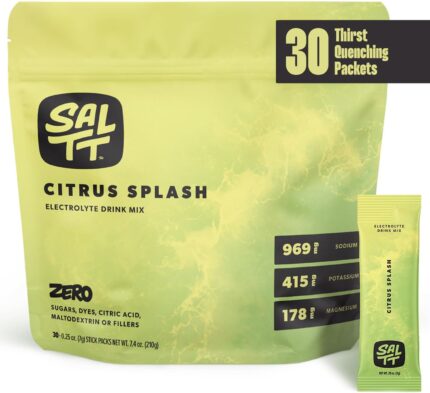 Keto Chow SALTT Zero-Sugar Electrolyte Powder - Citrus Splash Lemon