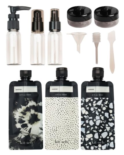 Kitsch Travel Bottles for Toiletries - TSA Approved Bottles,