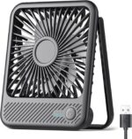 Koonie USB Desk Fan, Strong Wind Ultra Quiet Small Personal Fan with