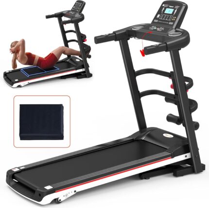 Ksports Foldable 16.5 Inch Cardio Fitness Portable Treadmill